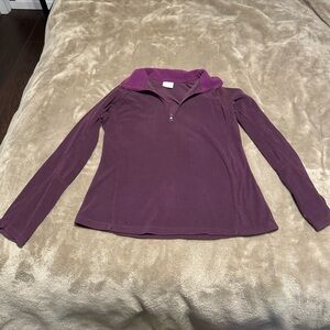 Columbia Rich Purple Quarter Zip